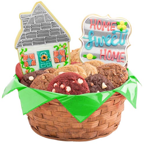 Delicious Home Sweet Home Cookie Basket