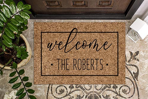 Buy Personalized Housewarming Gift House Warming Gifts Home Present Burlap  Address Sign Wall Hanging Our First House Personalized Gift Ideas Online in  India - Etsy