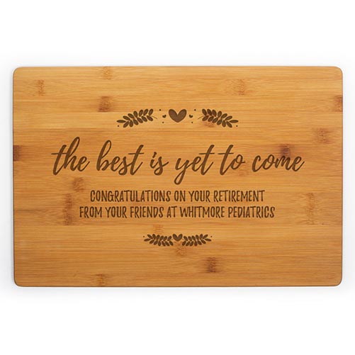 Retirement Cutting Board