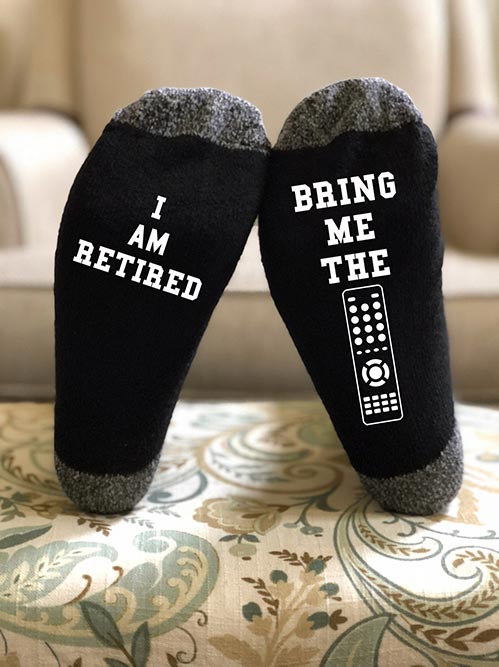 Clever Retirement Socks