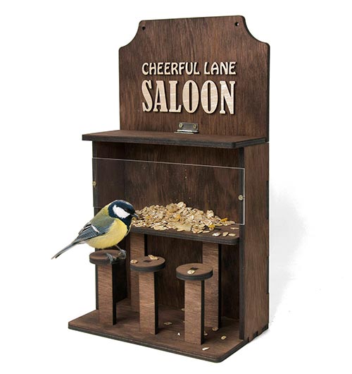 Cheerful Lane Saloon Birdfeeder