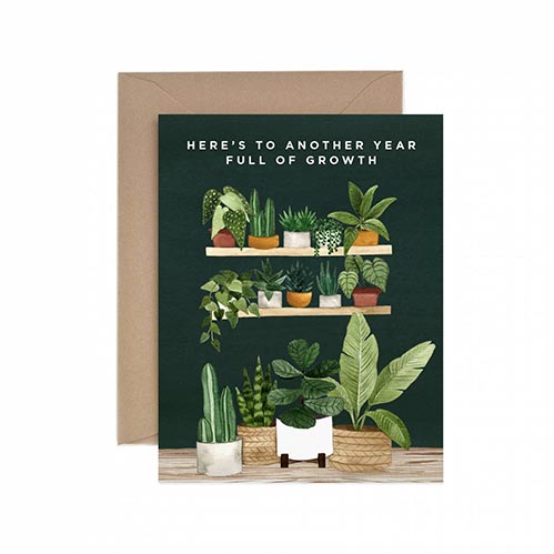 Plant Themed Birthday Card