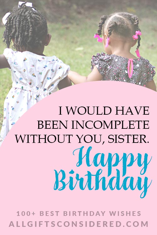 Birthday Quotes for Sisters