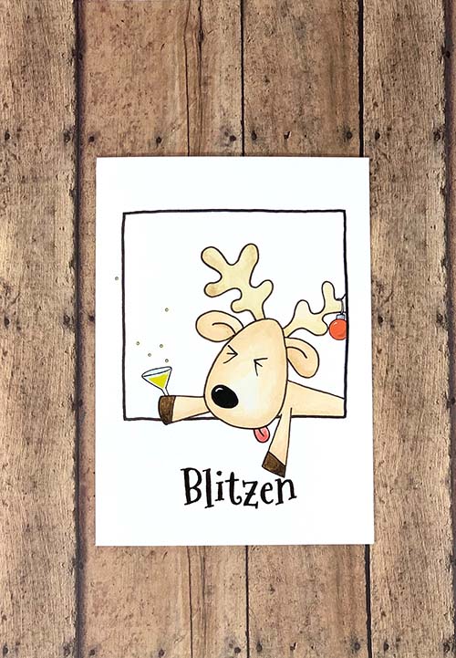 Hilarious Reindeer Christmas Cards