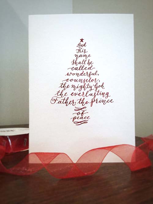 Isaiah 9:6 Christmas Card