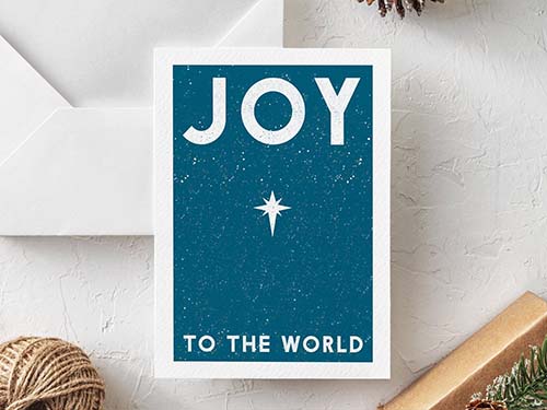 Joy to the World - Holiday Card