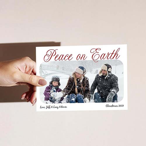 Best Religious Christmas Cards: Peace on Earth