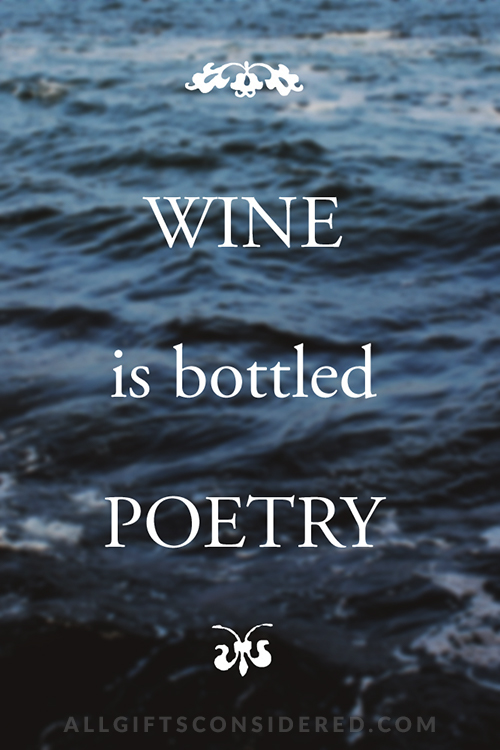 Wine & Poetry quote