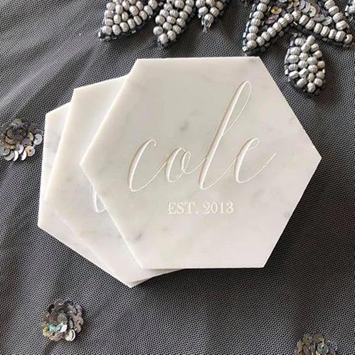 Best Personalized Geometric Coasters