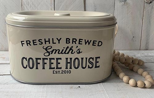 Personalized Coffee Container