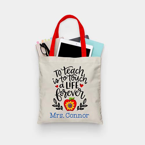 Personalized Totes for Student Teachers