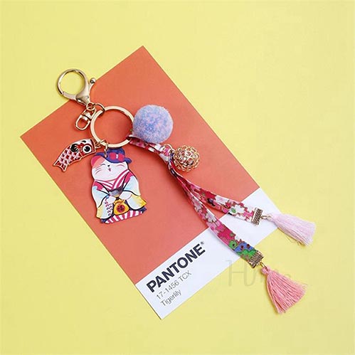 Lucky Cat Keychain