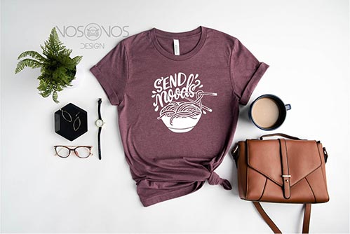 Send Noodles T-Shirt - cosplayer gifts