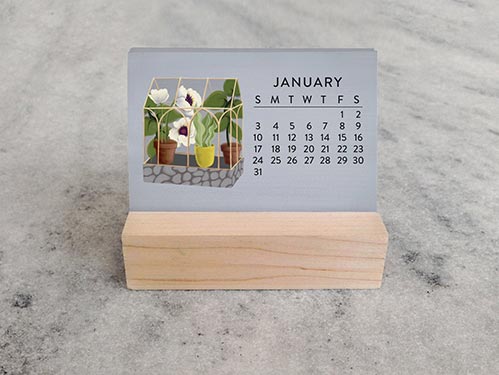Small Desk Calendars - creative gift ideas