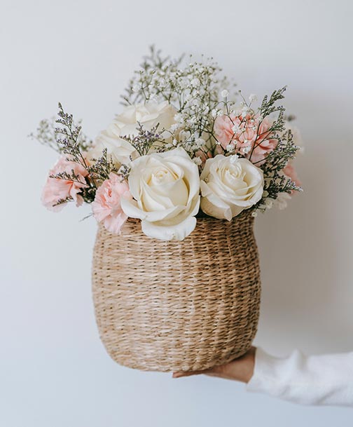 Homemade Flower Vase