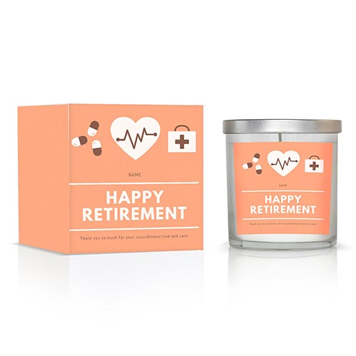 Happy Retirement Candle