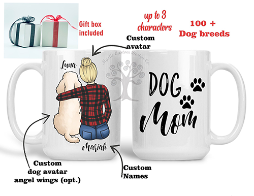 Custom Mugs for Dog Moms