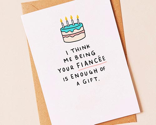 Birthday Cards for Fiancee