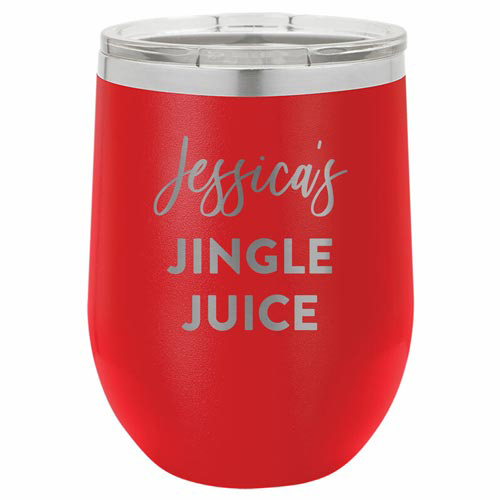 Personalized Jingle Juice Tumbler