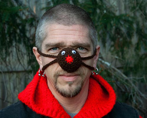 Knitted Nose Warmer
