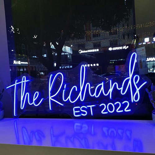 gifts 14 year old personalized neon sign