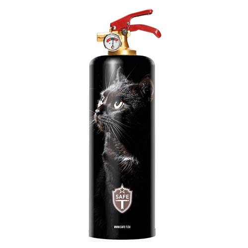 Black Cat Fire Extinguisher