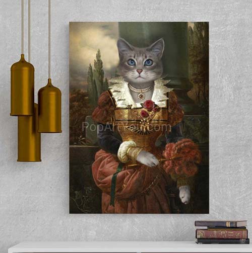Custom Regal Cat Portraits