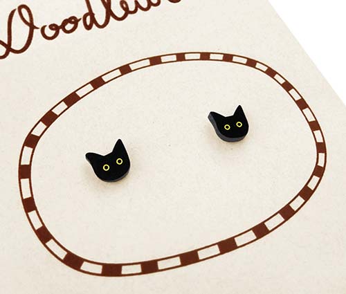 Tiny Cat Earrings: gifts for cat lovers