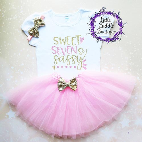 Sweet, Seven, Sassy Girl Outfit