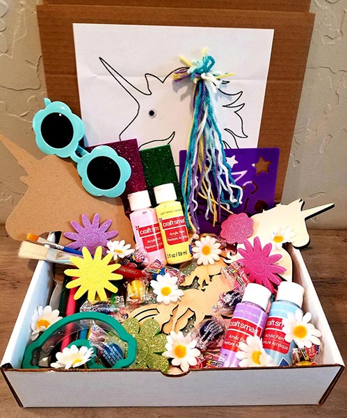 Unicorn Art Box for Little Kids