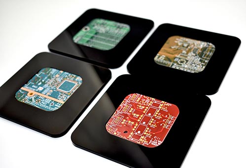 Circuit Board Coasters