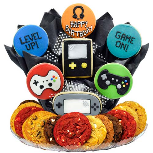 Video Game Themed Cookies - gifts for gamers