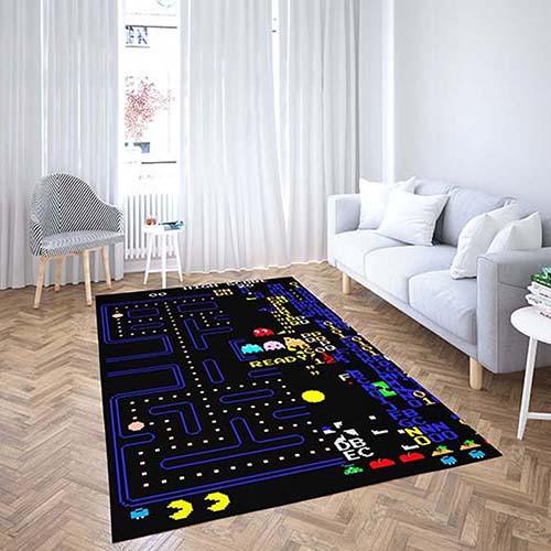 Pacman Area Rug: Gifts for Gamers