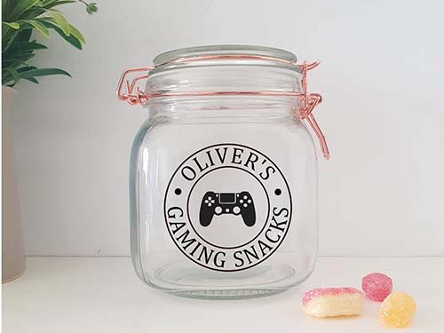 Gaming Snacks Jar: Gifts for Gamers