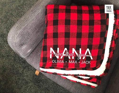 Personalized Nana Blankets