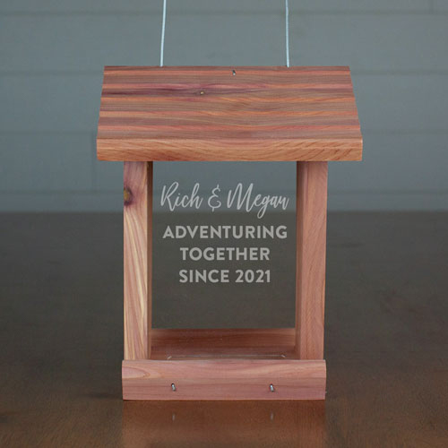 Personalized Birdfeeder for Adventure Lovers