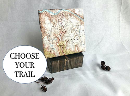Custom Trail Map Print