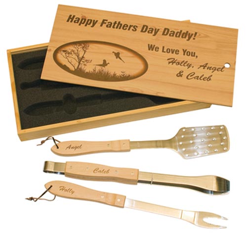 Personalized BBQ Grill Set