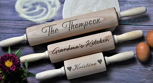 Engraved Rolling Pin