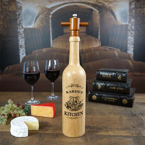 Personalized Wooden Pepper Mill