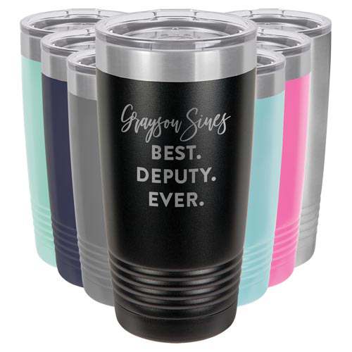 Personalized Tumblers for Deputies
