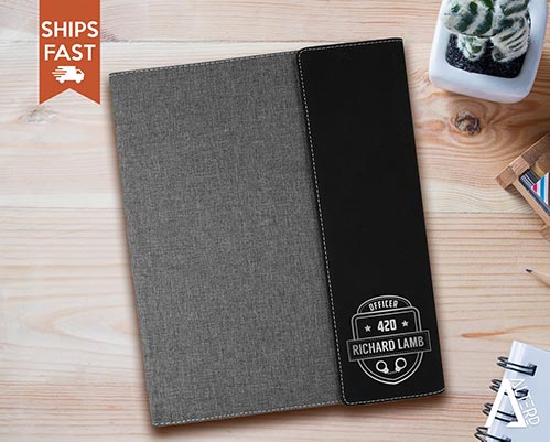 Personalized Leather Portfolio