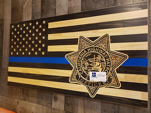 Highway Patrol Wall Decoration