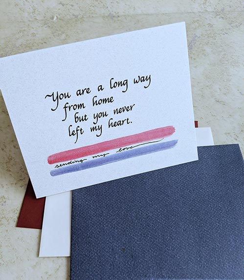 Long Way From Home - Card