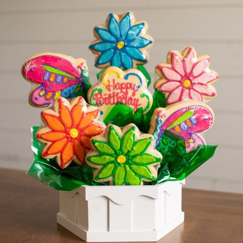 Happy Birthday! Spring Theme Cookie Basket