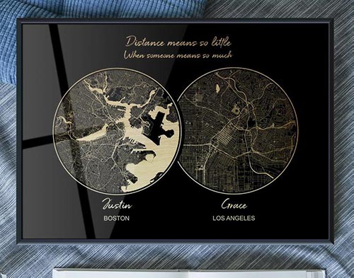 Personalized Gold City Maps