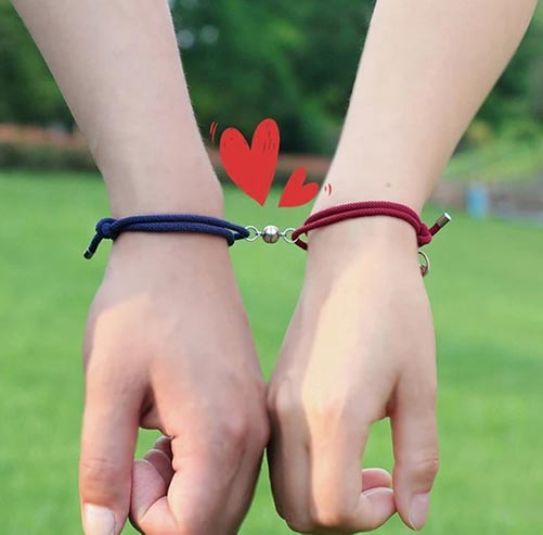 Magnetic Long Distance Couples Bracelets