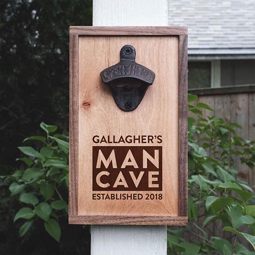 Man Cave Bottle Opener