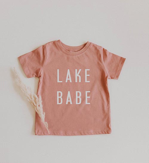 "Lake Babe" Toddlers Shirt