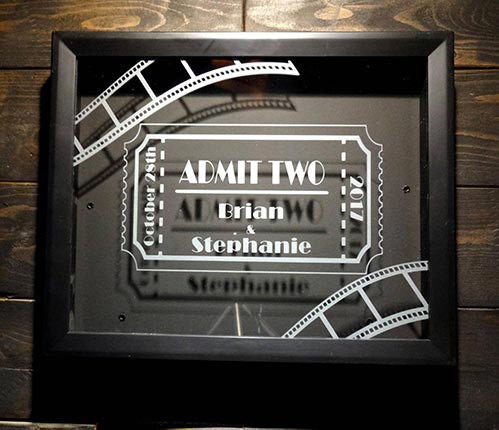 Movie Fan Gifts: Ticket Stub Shadow Box